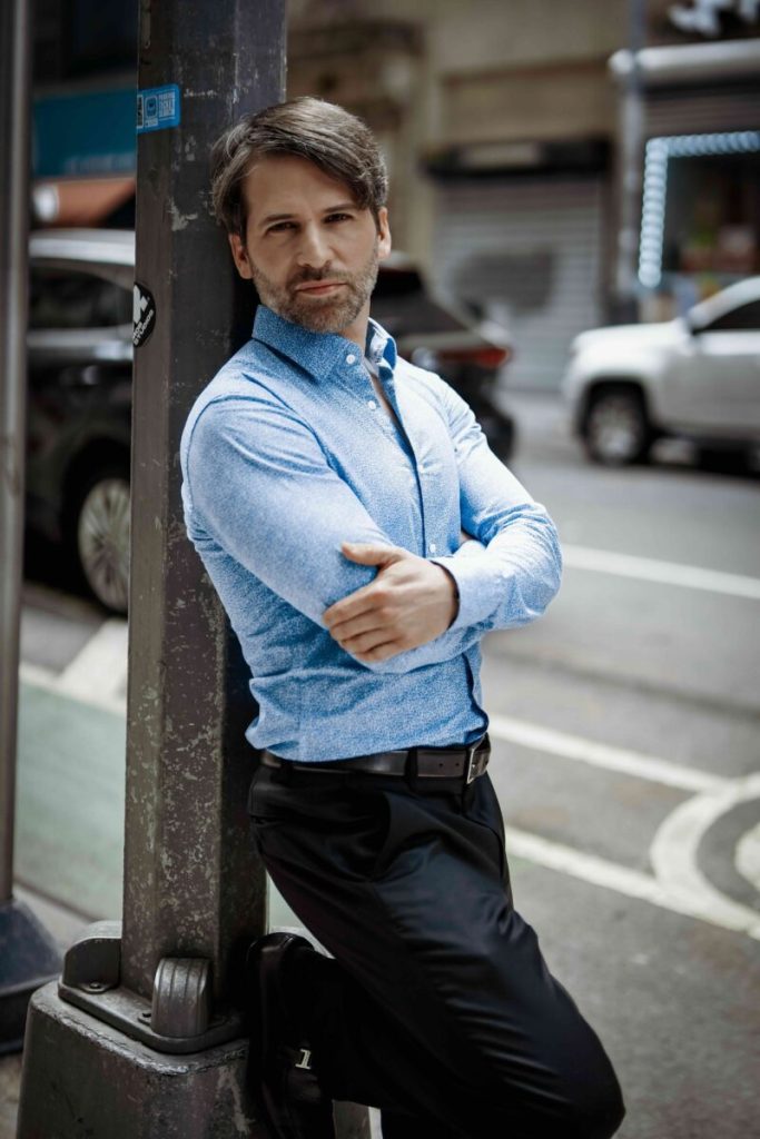 Aron Boxer, M.Ed., S.P.E., executive function expert and educator, on a Manhattan street